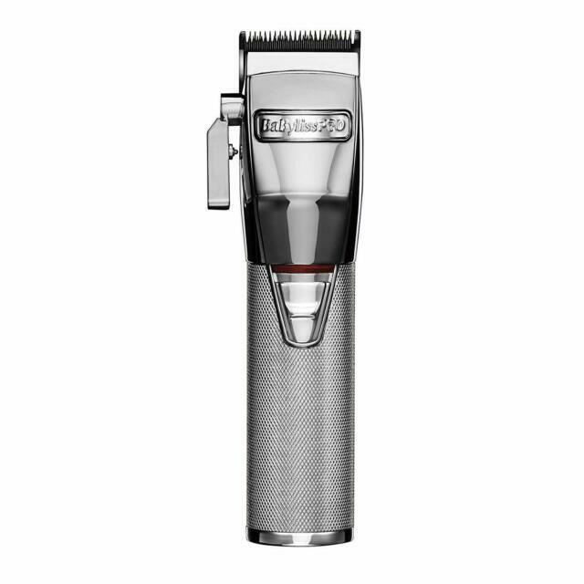 BaByliss PRO FX870S Metal Cordless Barber Hair Clipper – Silver SilverFX