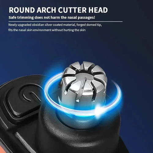 Portable 2 In 1 Electric And Nose Nasal Ears Eyebrow Facial Hair Trimmer Clipper