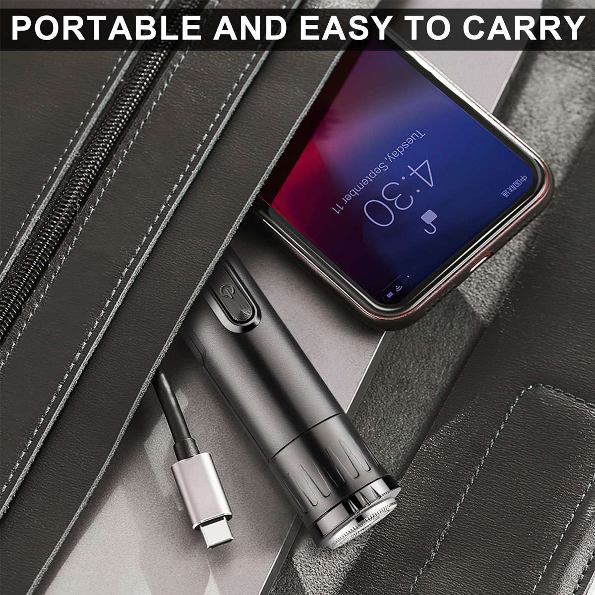 4 In 1 USB Rechargeable Nose Hair Trimmer Beard Electric Shaver Cordless Clipper