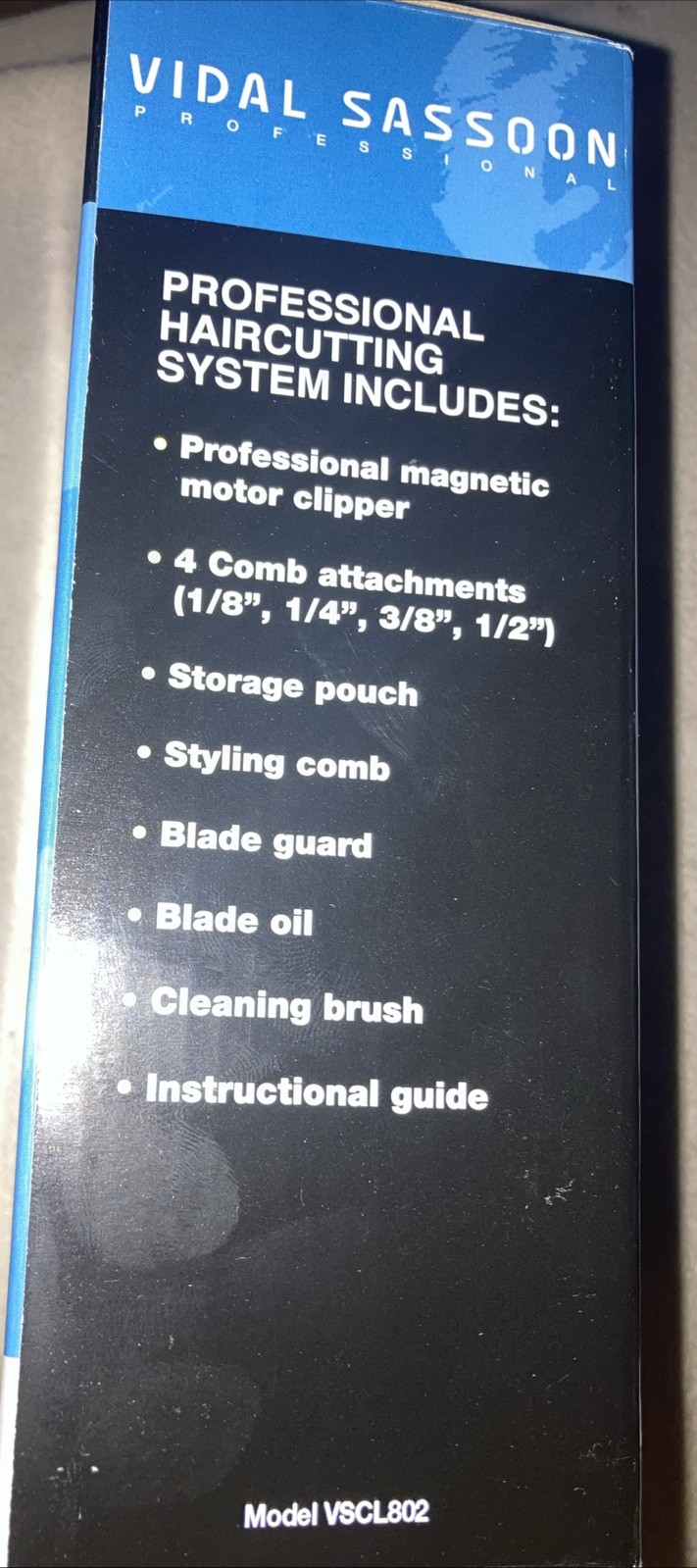 NEW -Vidal Sassoon Model VSCL802 Hair Clippers Haircut Kit -10 Piece (NEW IN BOX