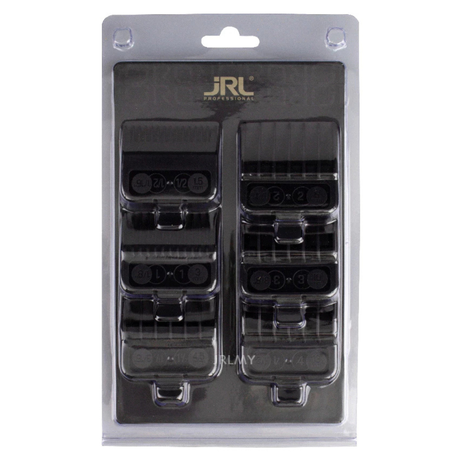 6 x JRL Clipper Guards Set Premium Guide Combs (1.5mm to 13mm) for Hair Clippers