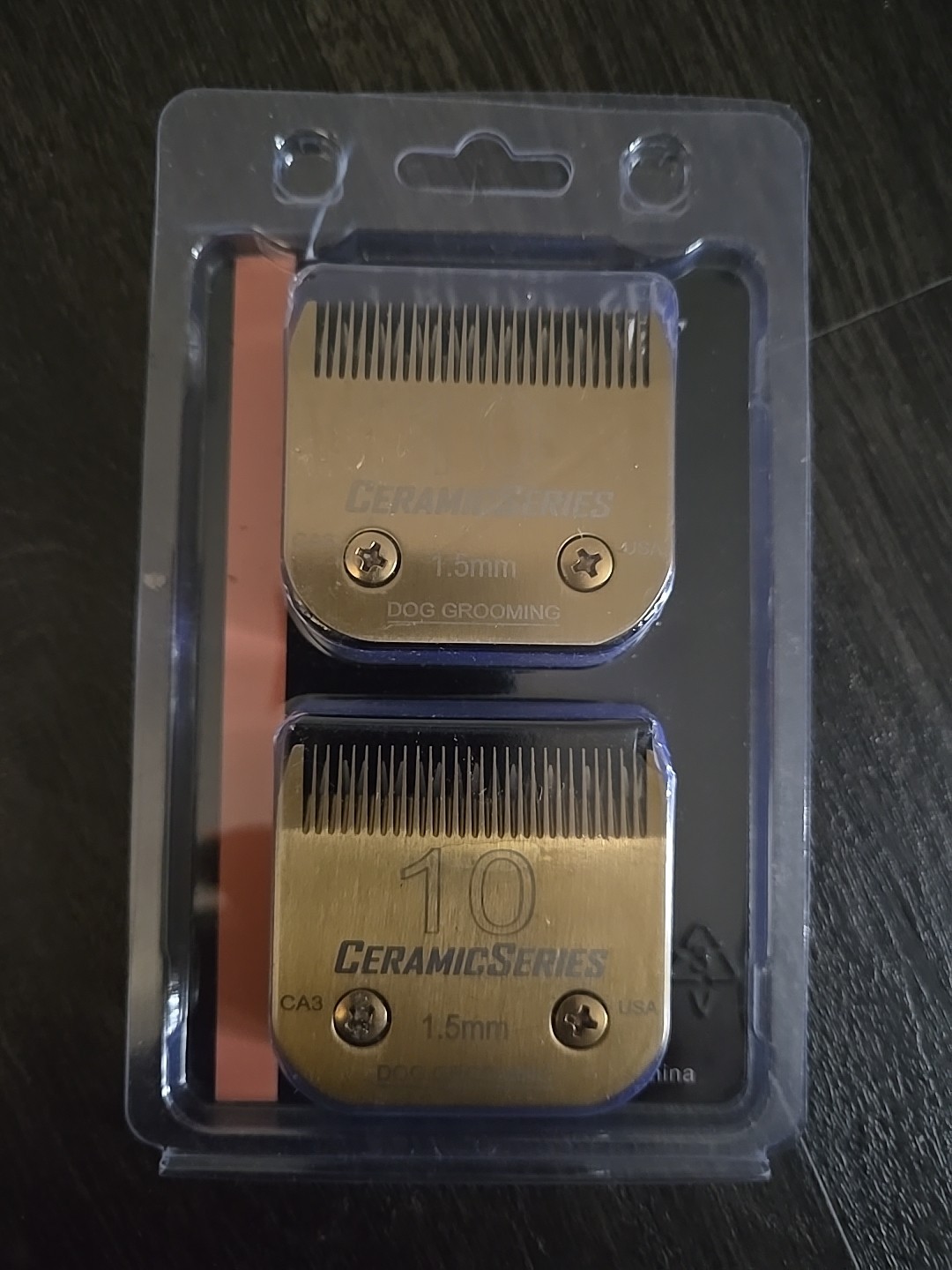 2 Pc “A Blade Set” CA3 Ceramic Blade 1.5mm Fits Andis/Wahl/Oster/Moser/Thrive/LB