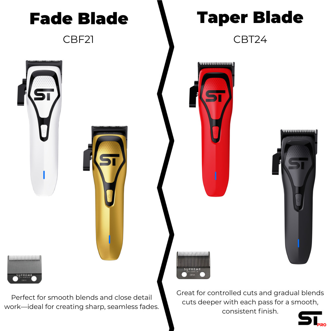 Supreme Trimmer DARKSTAR 72 DLC Fade Clipper w/ Magnetic Vector Motor | White