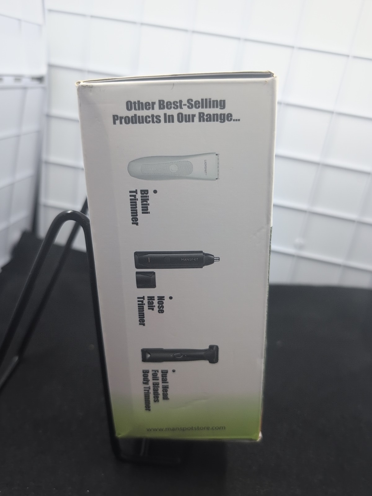 Ceramic Rechargeable body hair trimmer NIB Blue Color Brand New