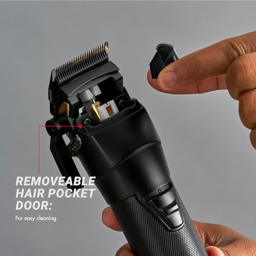 Professional Cordless Hair Clipper Beard Trimmer Brushless Motor Metal Blade