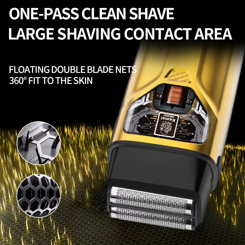 Kemei KM-8567 9000RPM Hi-Speed Cordless Profession Adjust Hair Clipper 2000mAh D