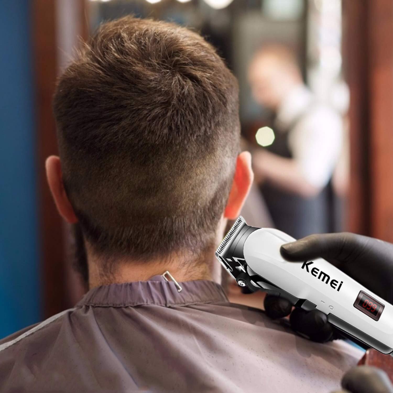 Kemei Professional Hair Clippers Trimmer Kit Men Cutting Machine Barber Salon US