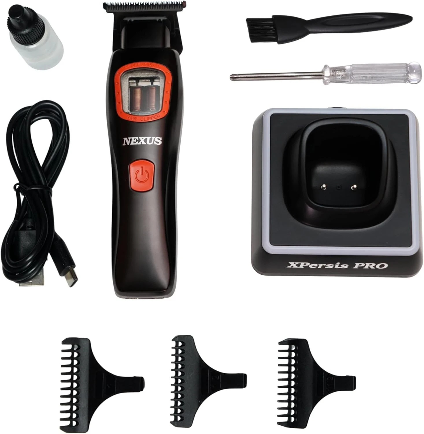 Cordless Mini Hair Trimmer Vector Motor Dual Coil 9000 RPM Low Vibration Xpersis