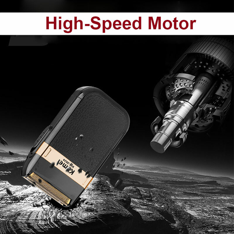 USB Electric Mini Shaver Razor Beard Barber Hair Clipper Trimmer Machine kemei