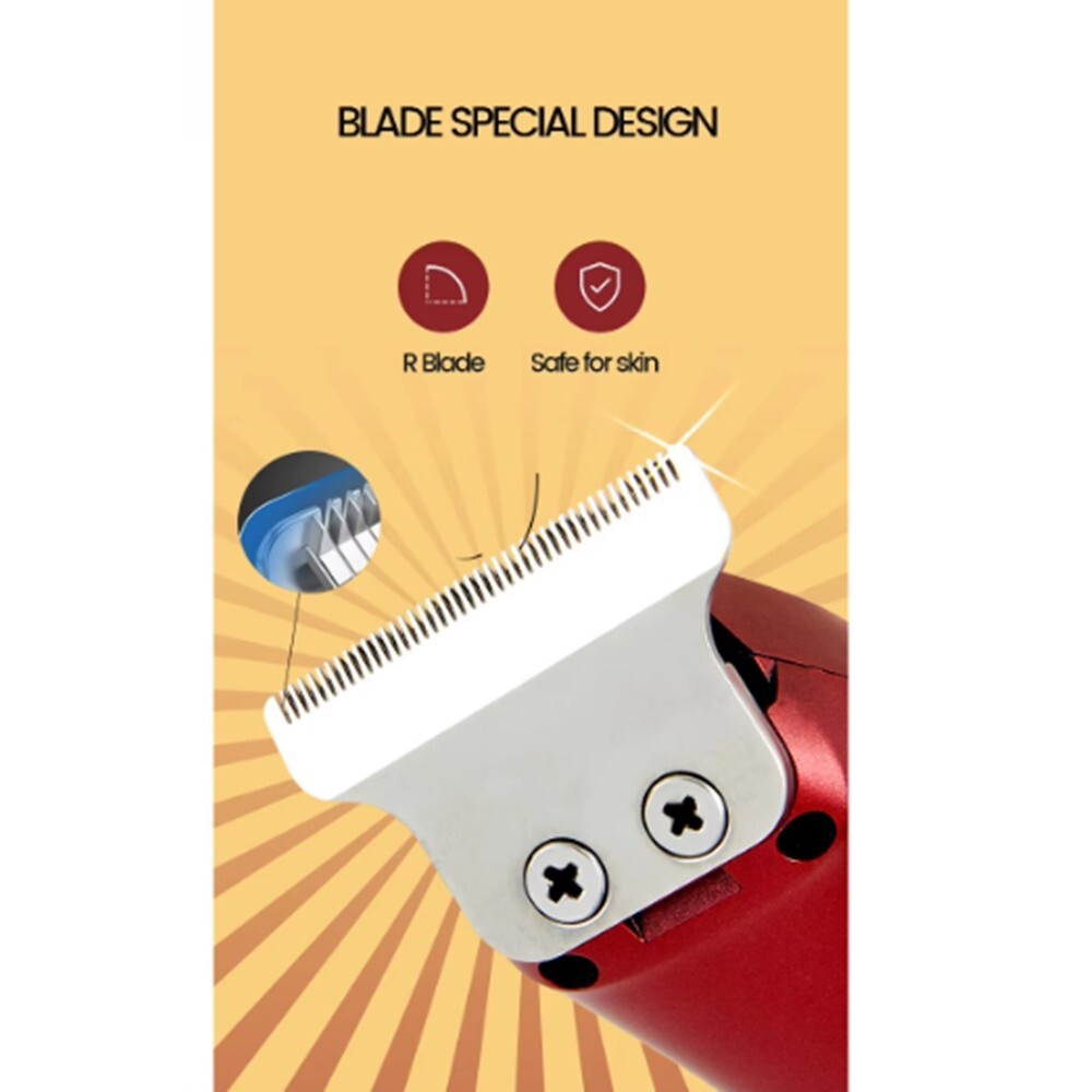 Hair Clipper for Barber Salon Men Shaver Electric Beard Trimmer 0 MM Cordless