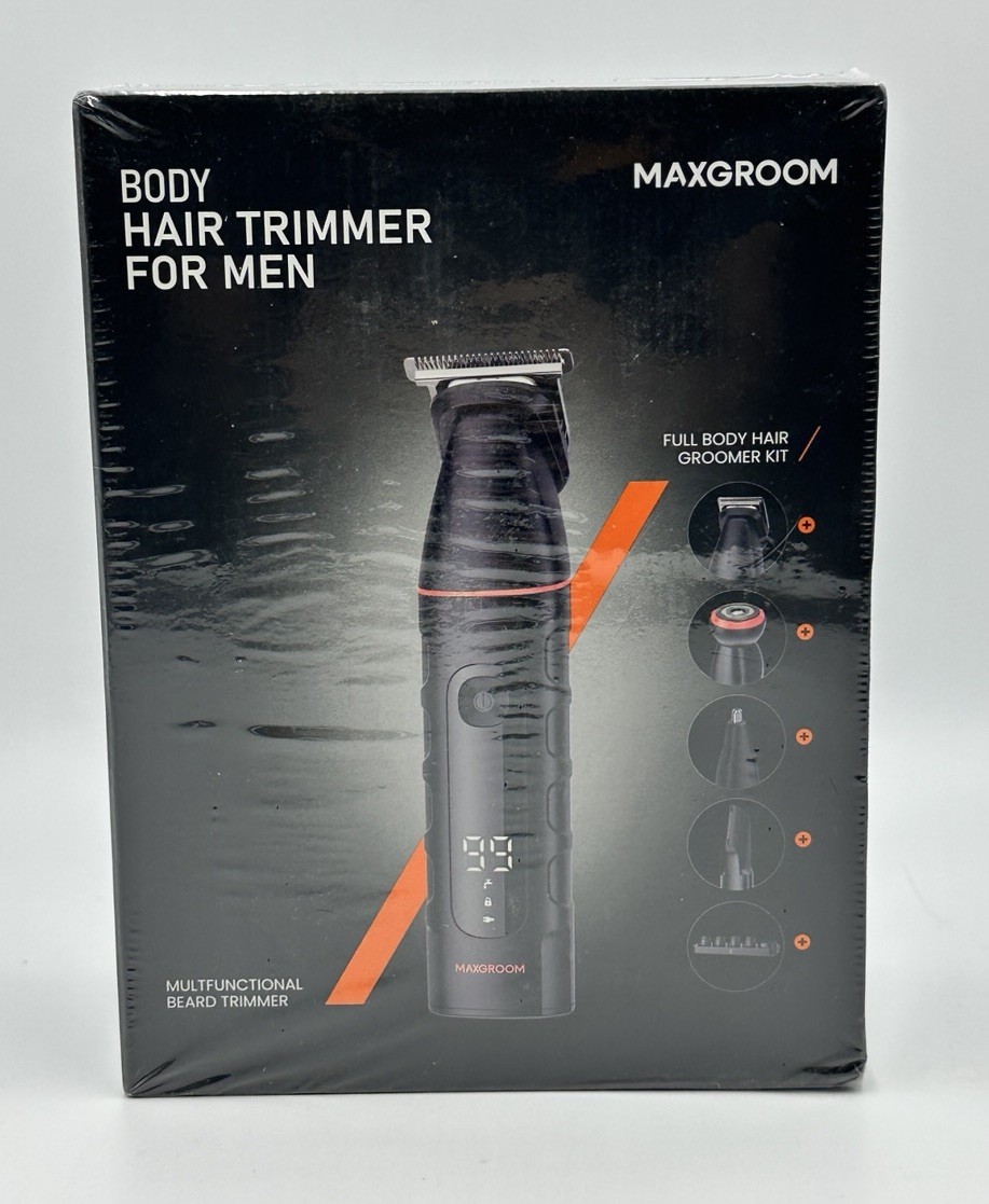 MAXGROOM Men’s 5-in-1 Body Shaver Electric Trimmer VIO Shaver USB Rechargeable