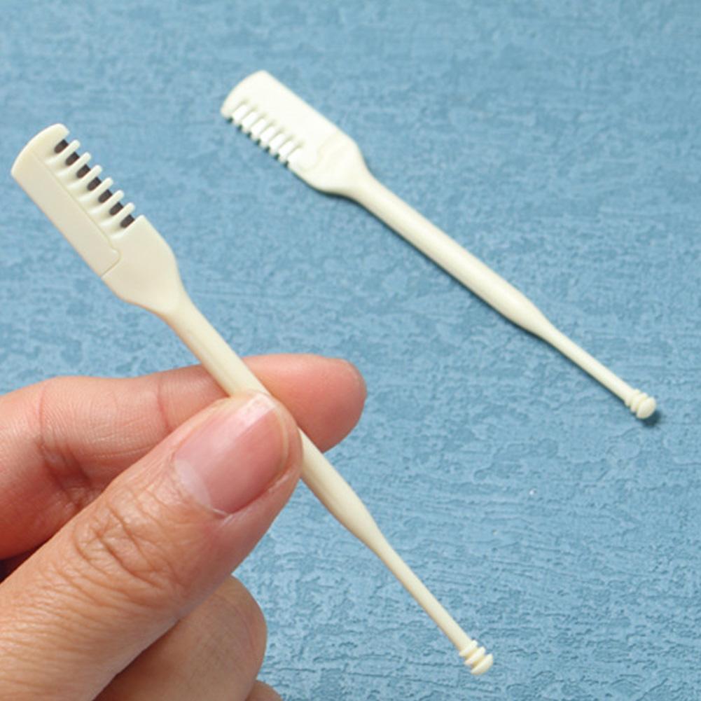 Nasal Hair Cutter Washable Double Head with Cleaning Brushes Nose Hair NICE NEW