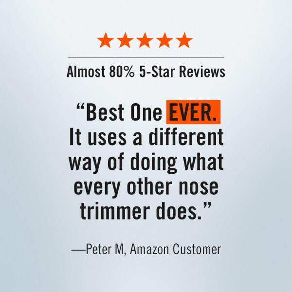 Ear and Nose Hair Trimmer for Men, Cordless Battery-Powered Trimmer