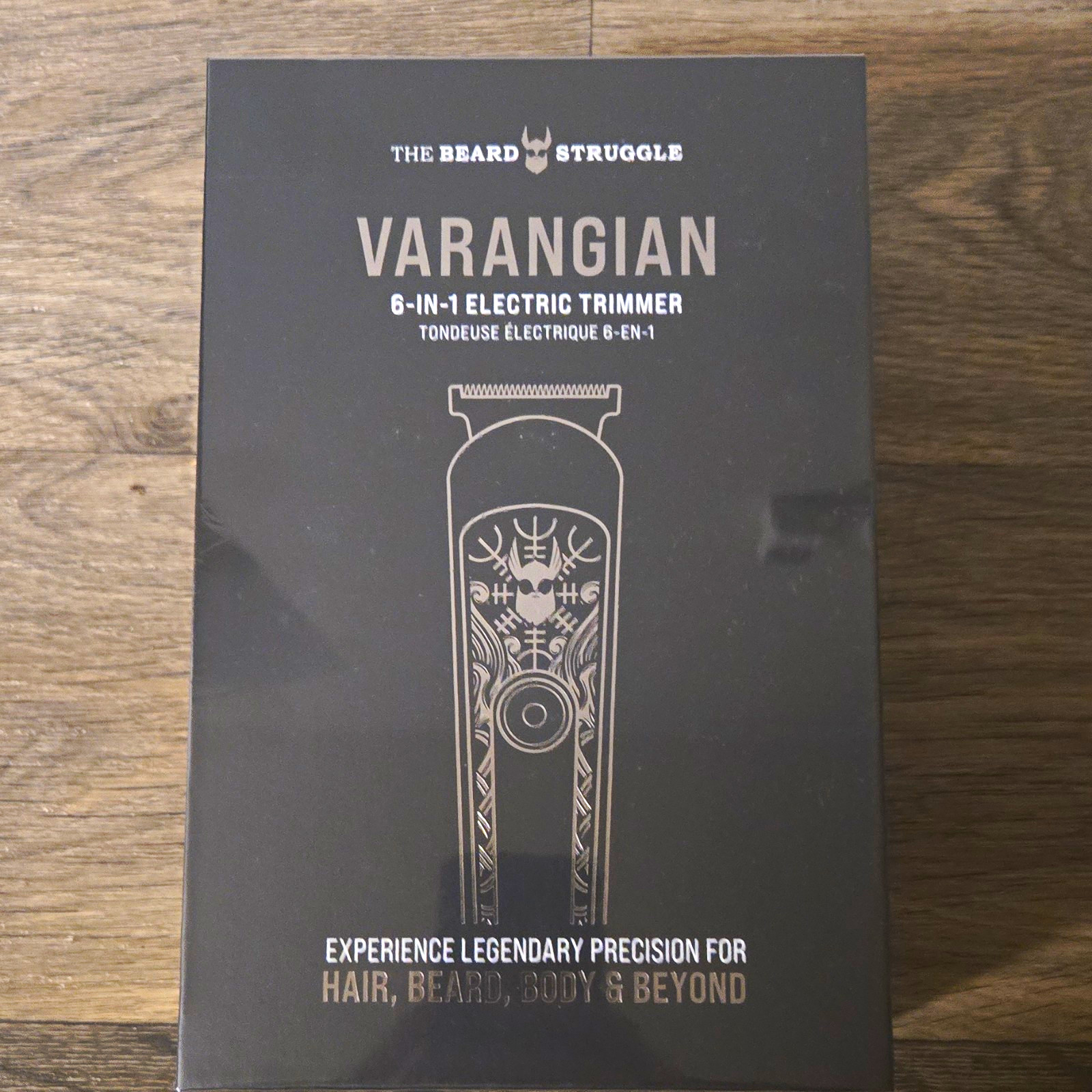 The Beard Struggle Varangian 6-in-1 Trimmer Black Waterproof USB-C 17 Lengths