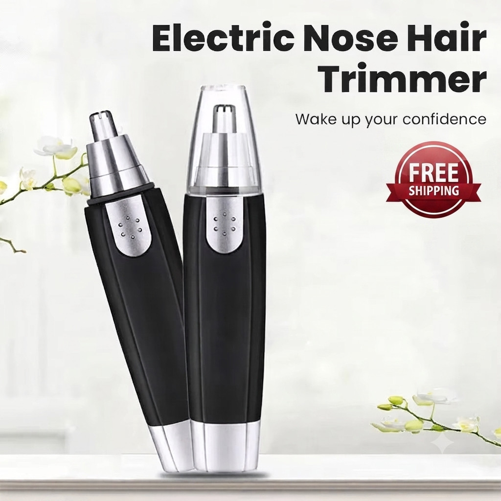 3-in-1 Rechargeable Facial Hair Trimmer Nose Ear Eyebrow Shaver Grooming Kit