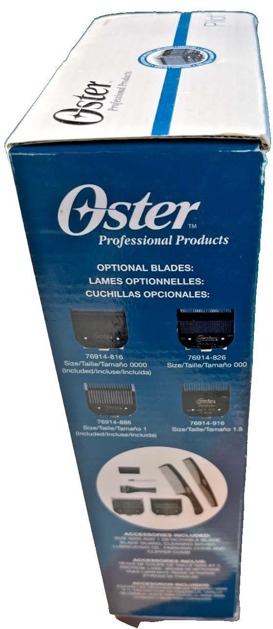 Oster Pilot 76916-310 Pivot Professional Clipper Two Detachable Blades 220v