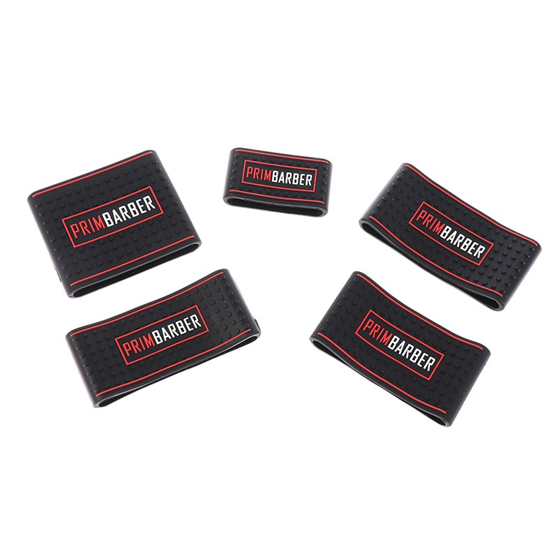 5 Pcs Non Slip Barber Hair Clipper Bands Grip Sleeves Hair Trimmer Holder.qhk