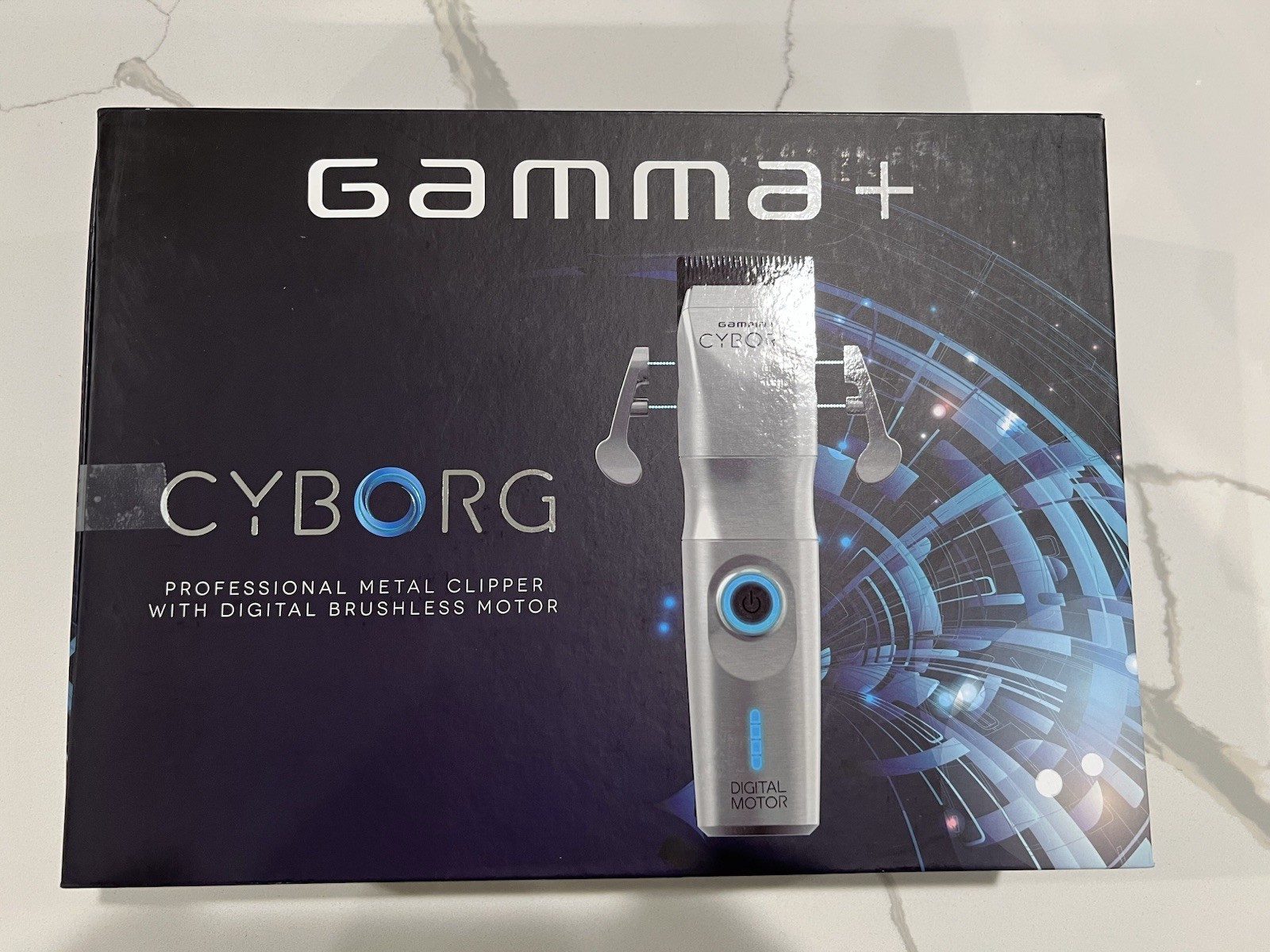 NEW Gamma+ CYBORG Metal Hair Clipper Digital Brushless Motor