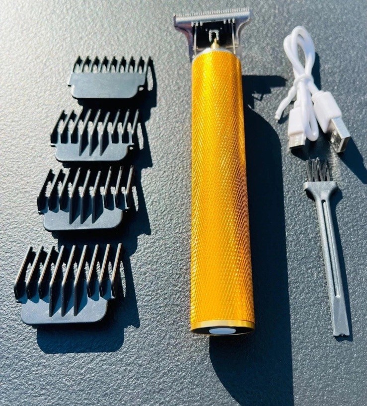 Vintage T9 Barbeador Gold Beard Hair Trimmer Cutter Machine for Men