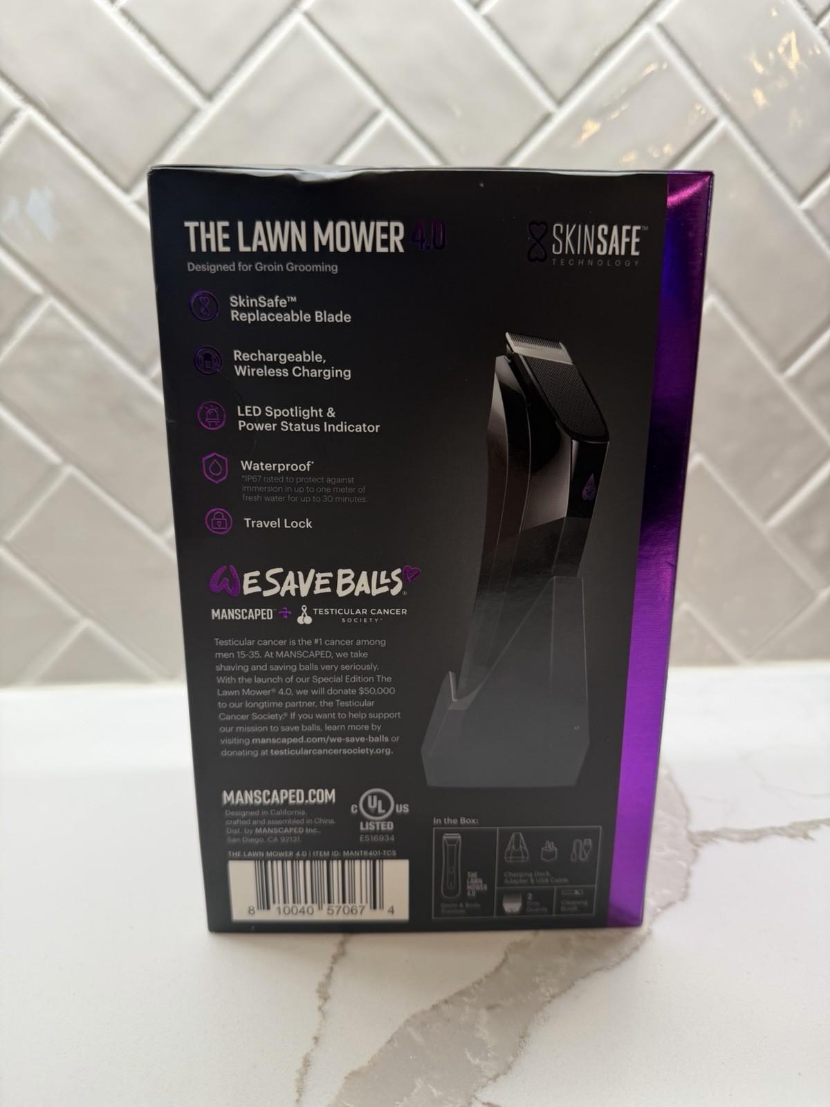 *LIMITED EDITION* Manscaped Lawn Mower 4.0 TCS Special Edition Purple Never Used