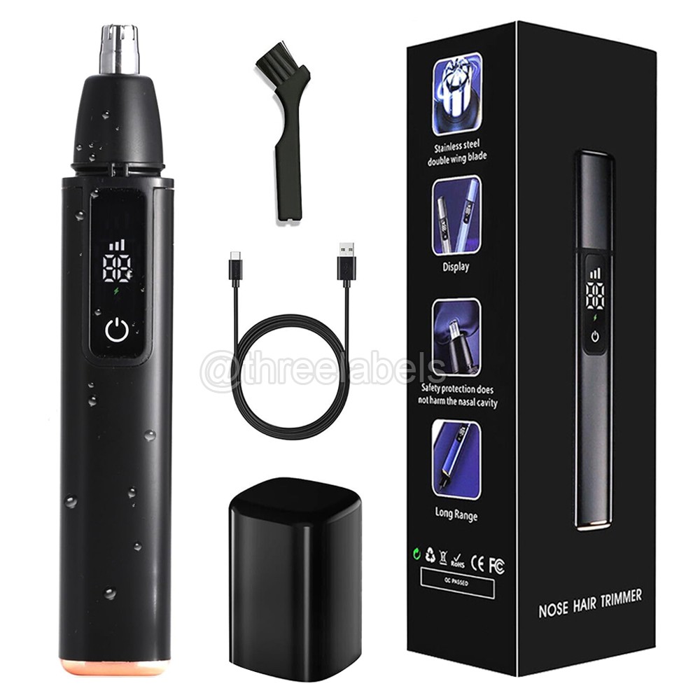 Electric Nose Ear Hair Trimmer Face Eyebrow Mustache Beard Shaver Clipper Unisex