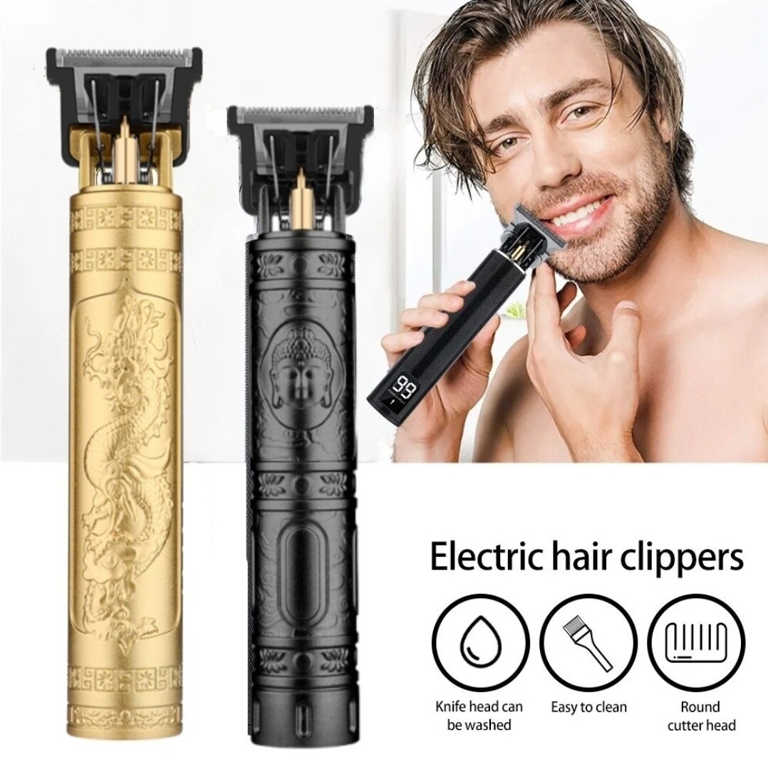 2023 New Vintage T9 Electric Cordless Hair Cutting Machine Professional Trimmer