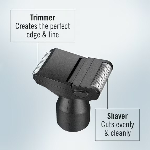 ConairMAN Battery-Powered Ear and Nose Trimmer, Includes Detailer and Shaver Att