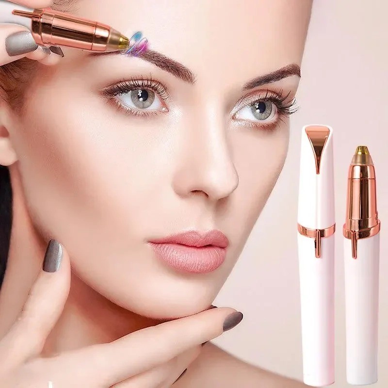 Electric Eyebrow Trimmer Flawless Brows Facial Hair Remover & Epilator for Women