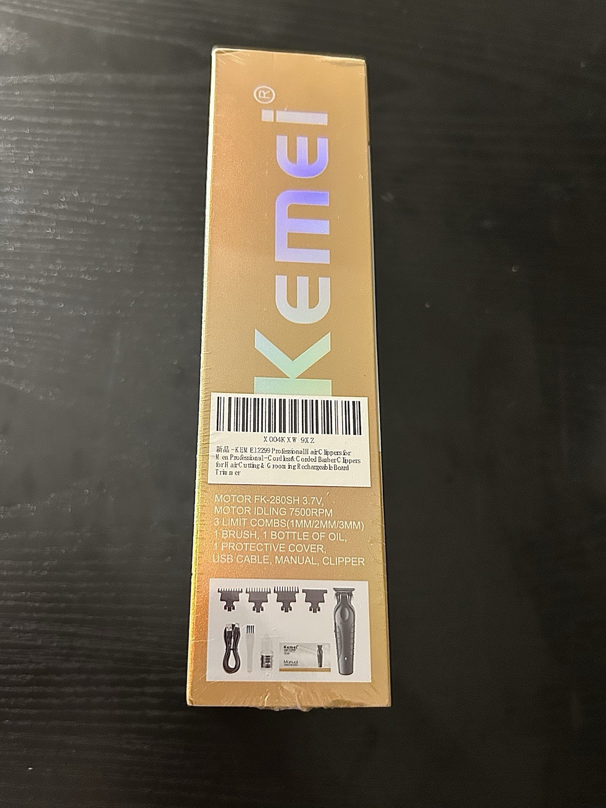 Kemei-2299 Cordless Hair Trimmer & Clipper Professional Electric Cutting Machine