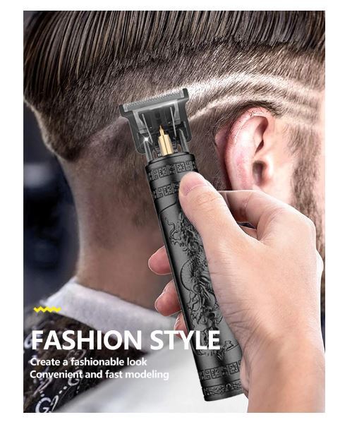 Men’s Recharge Hair Clipper, Abs Material With Carving, Portable Trimmer.Codless