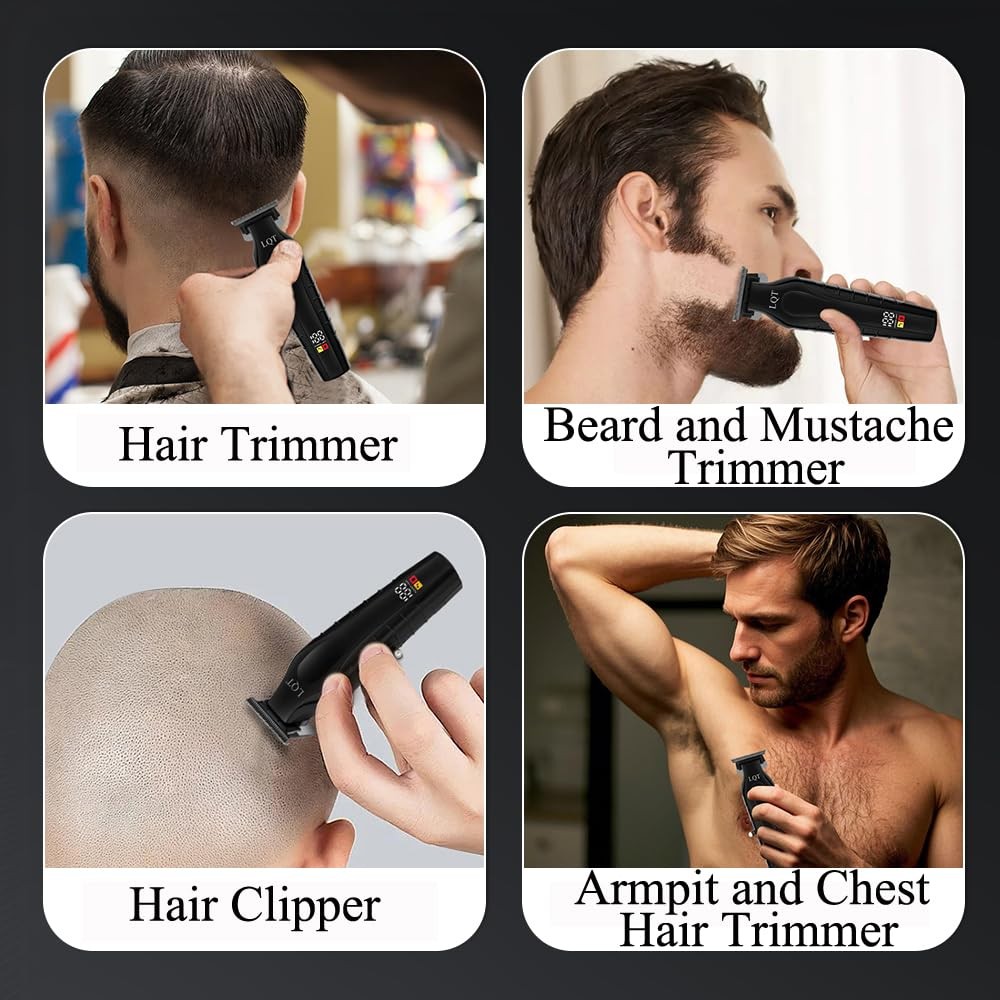 902 Professional Hair Trimmer for Men Cordless Beard and Mustache Trimmer Rec…