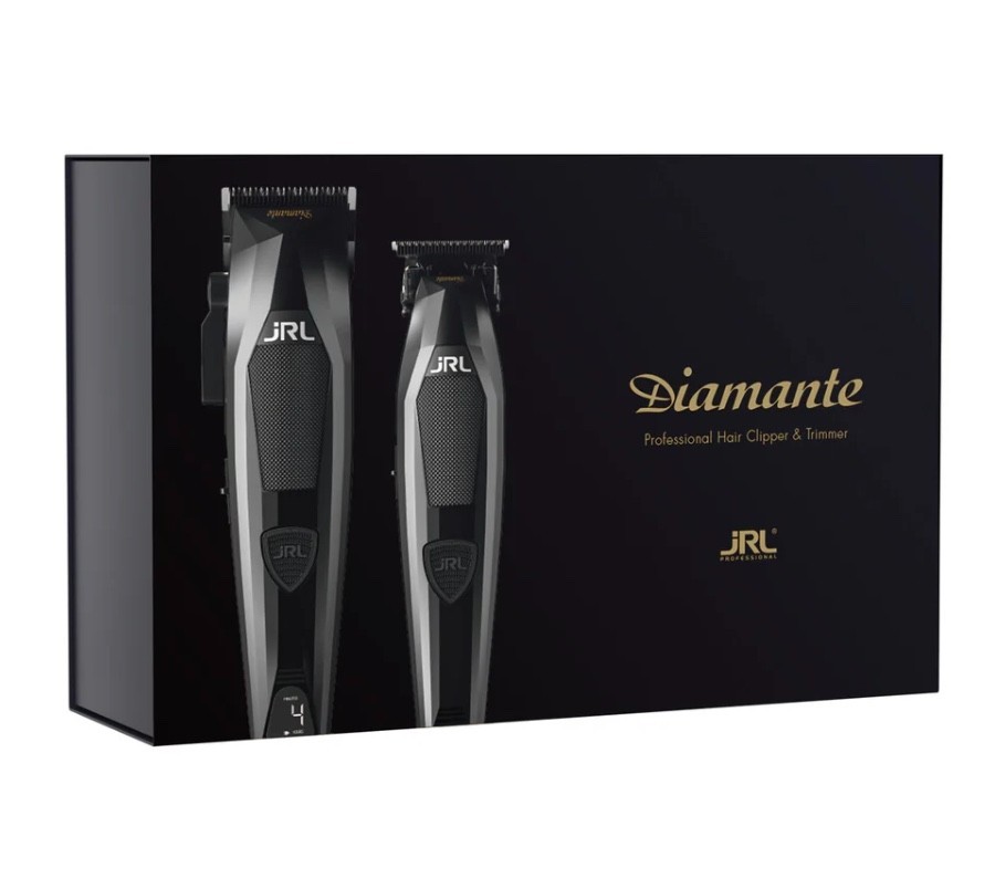JRL Black Diamante Collection Clipper + Trimmer Combo Set – BRAND NEW