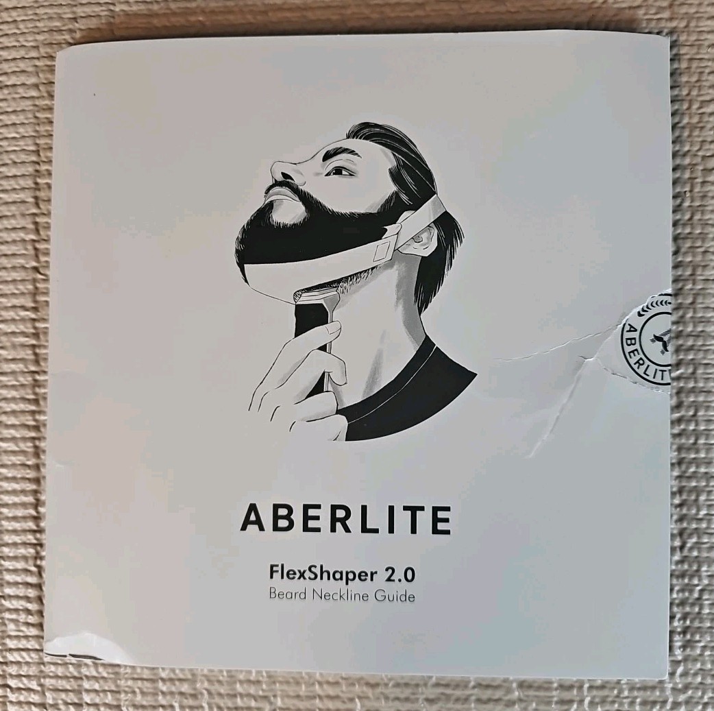 Aberlite FlexShaper 2.0 – Beard Shaper for Men – Hands-Free & Flexible Neckline