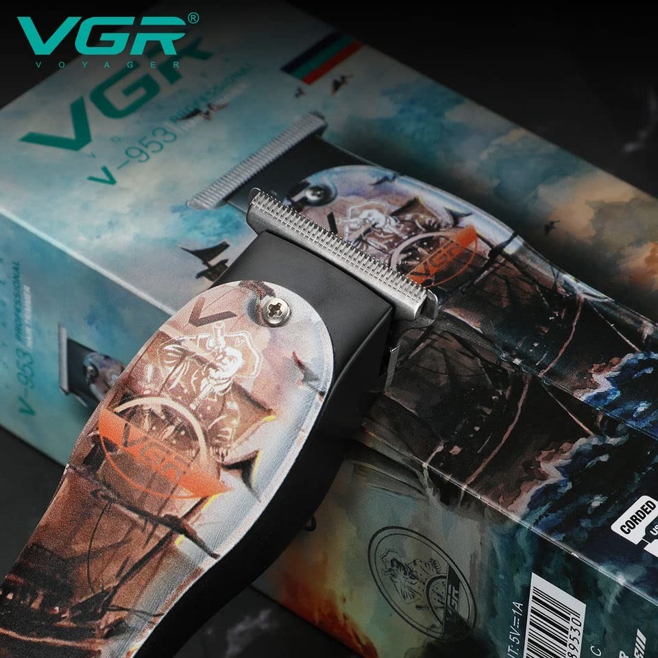 VGR V-953 Professional T-Blade Hair Trimmer for Men,V-953,Multicolour