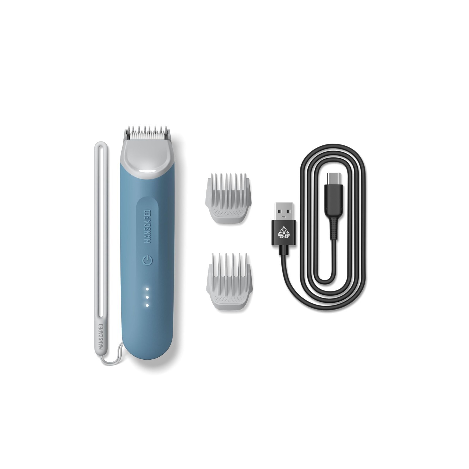 Waterproof Groin & Body Hair Trimmer – SkinSafe Blade, USB-C, 60 Min Runtime, 2