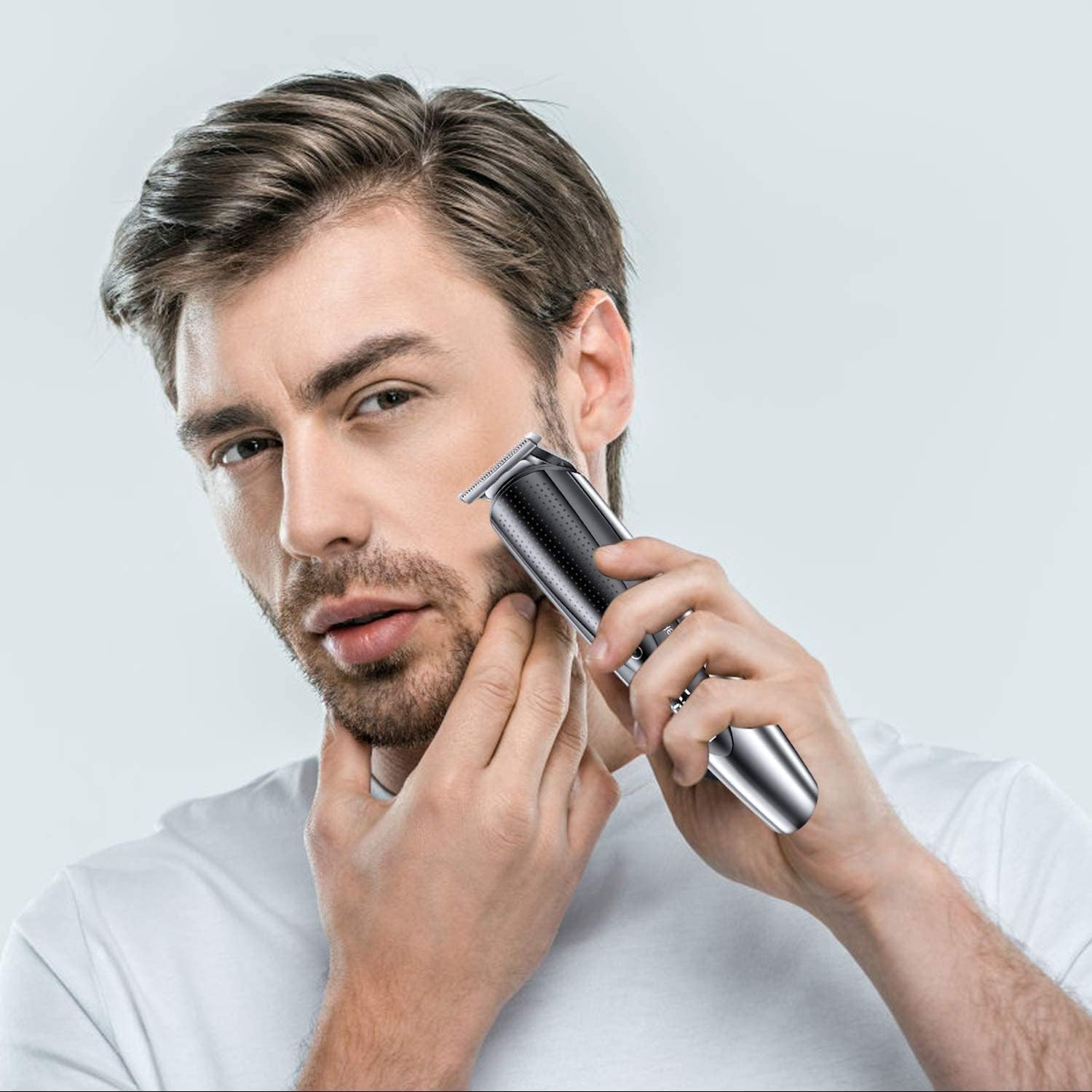 Hatteker 5-in-1 Beard Trimmer Kit, Cordless, Waterproof, USB Charge