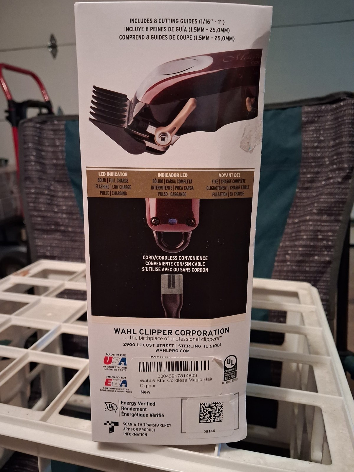 Wahl Professional 8148 5-Star Series Cordless Magic Clip Cord / Clipper NEW