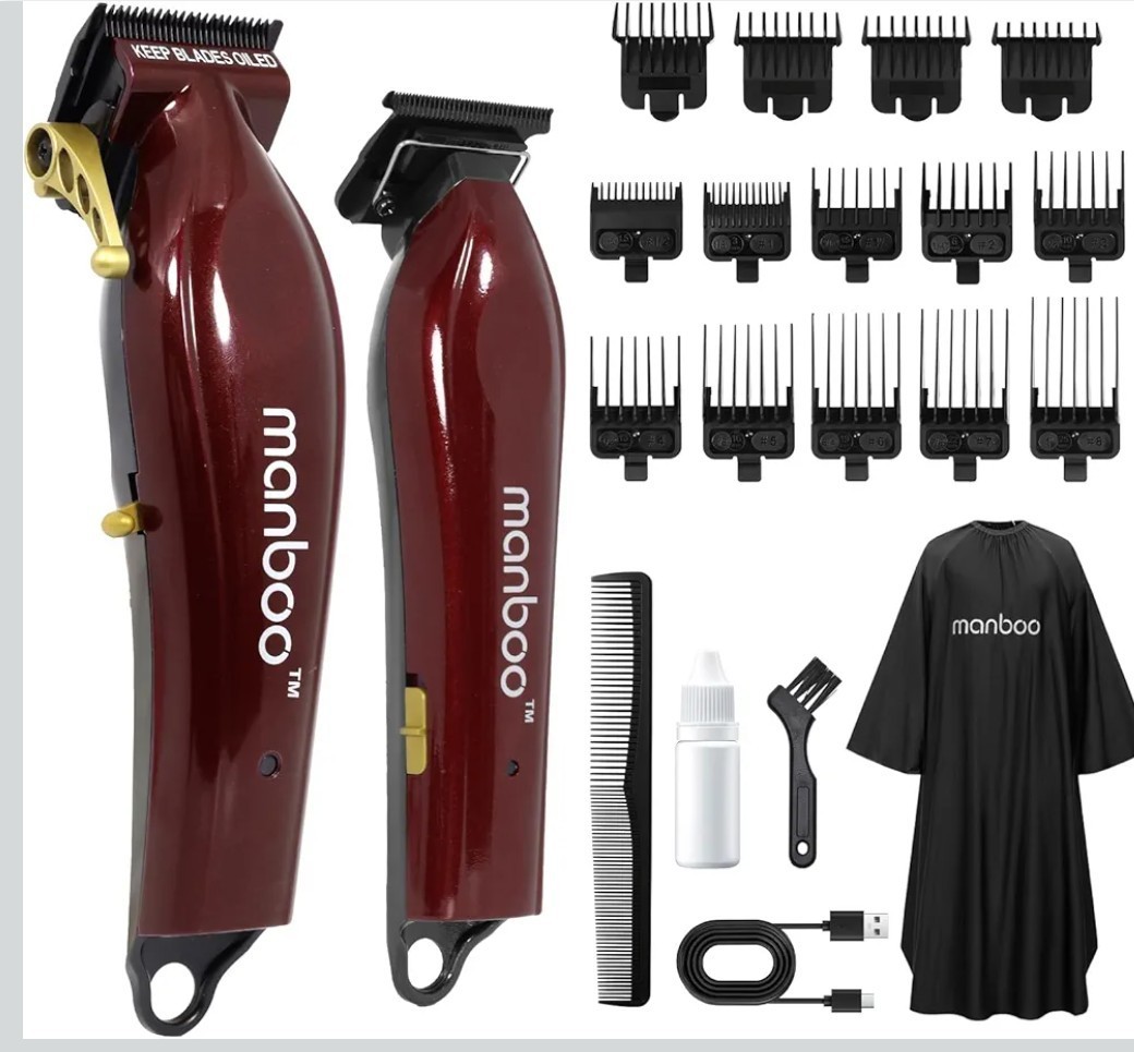 Professional Hair Clippers for Men, Ceramic Blade Cordless Barber Set with 78