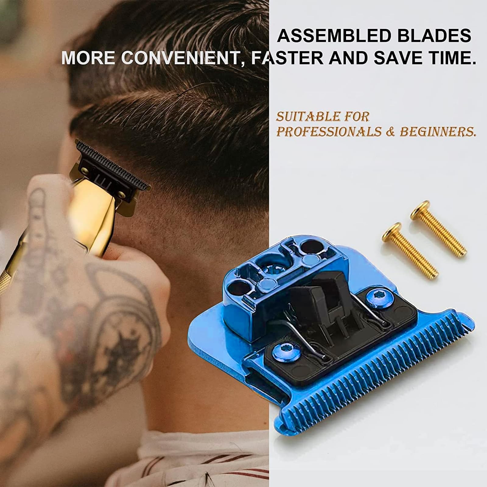 FX707Z Replacement Trimmer Blades compatible with BaByliss PRO PRO FX787 FX7…