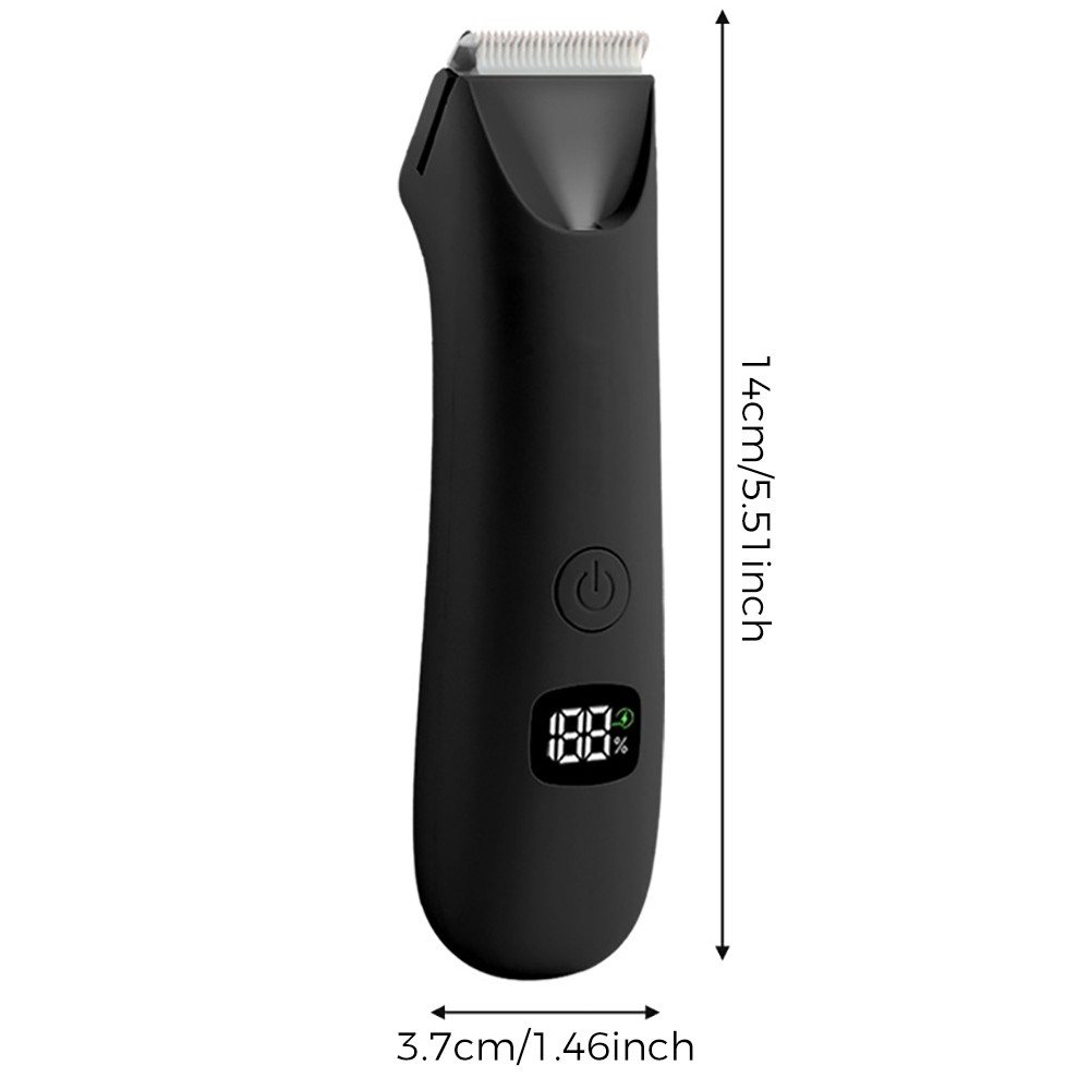 Men’s Pubic Hair Trimmer Electric Groin Body Hair Shaver for Balls Body Hair US