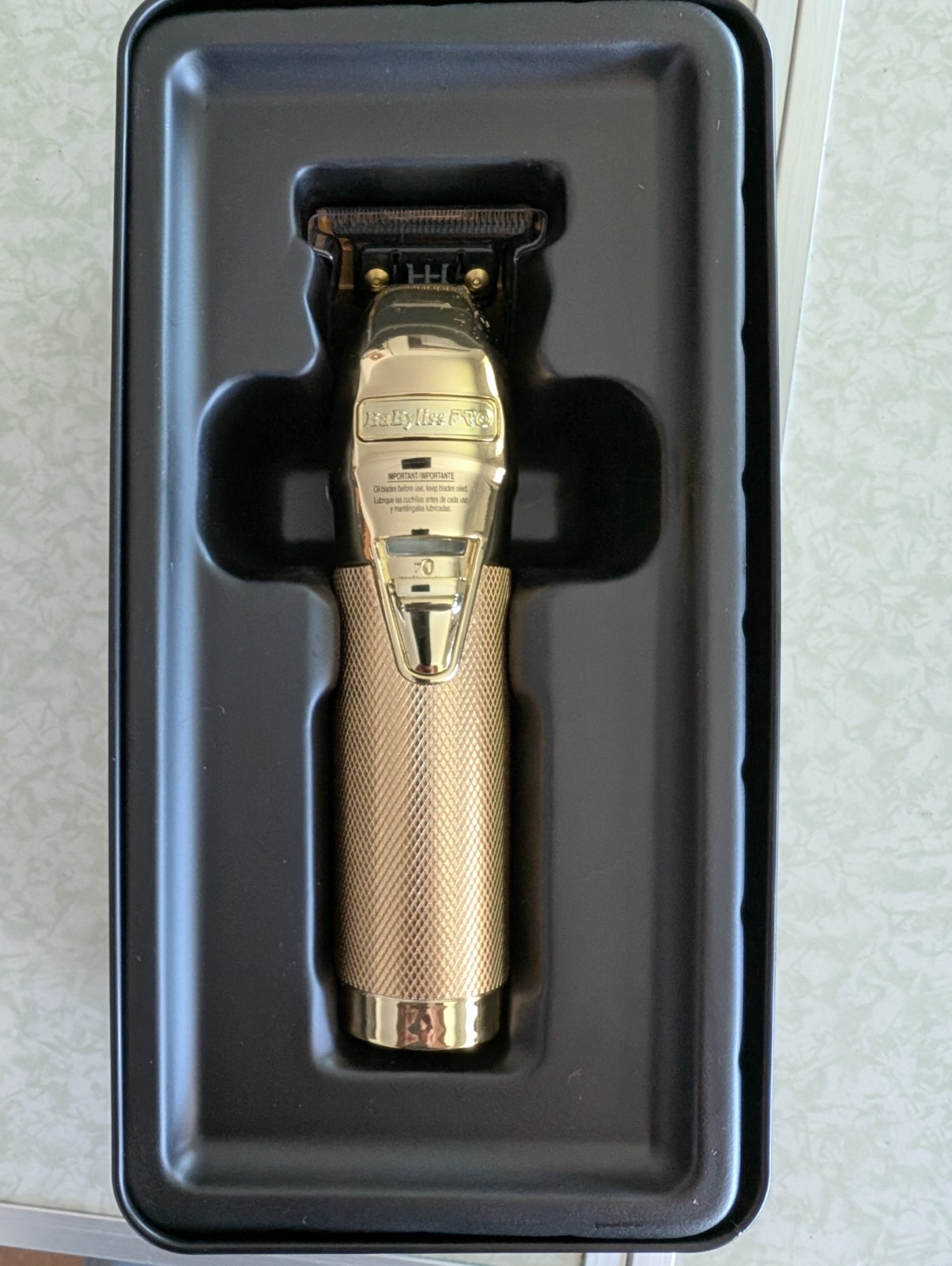 BaBylissPRO GOLDFX+ All-Metal Lithium Outlining Trimmer | FX787NG