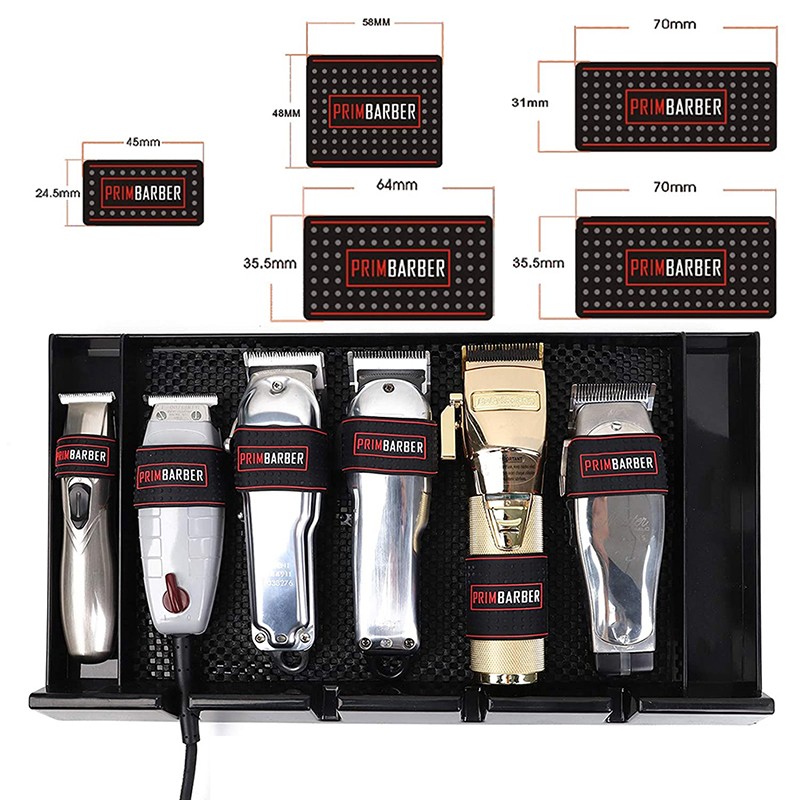 5 Pcs Non Slip Barber Hair Clipper Bands Grip Sleeves Hair Trimmer Holder.qhk