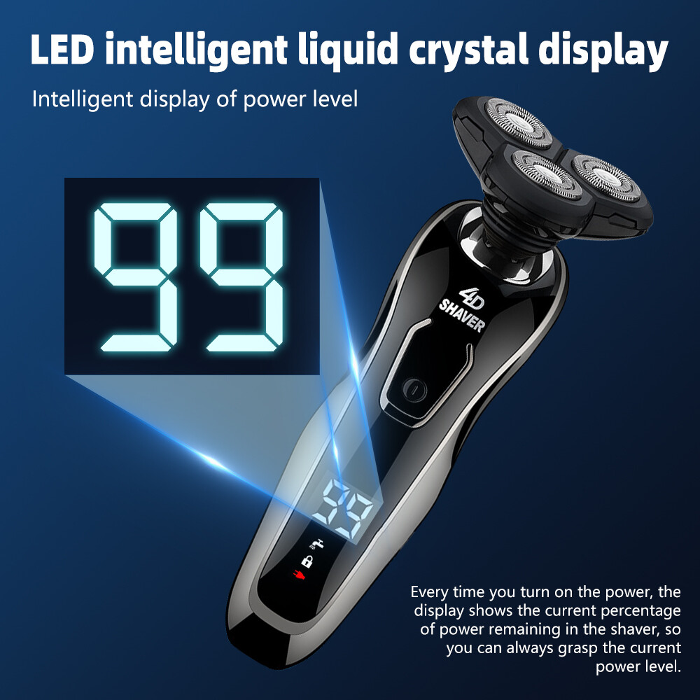 Men’s Electric Razor Cordless Shaver Beard Trimmer Shaving Machine Rechargeable