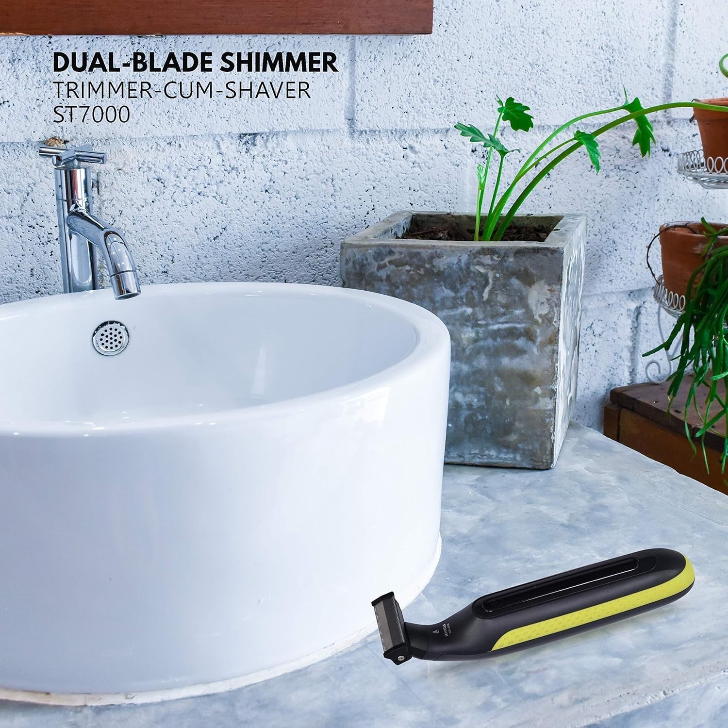 Havells UniBlade Shaver cum Trimmer, Rechargeable, Wet & Dry, 60 Min Runtime