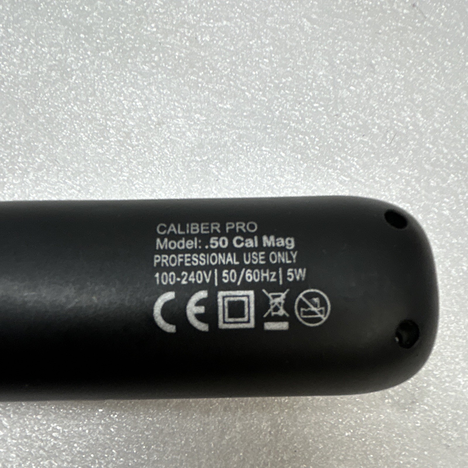 Caliber Pro .50 Cal Mag Cordless Battery Hair Clipper, Silver/Black