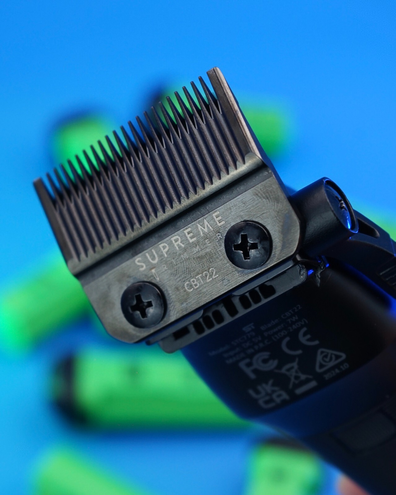 Product image Supreme Trimmer Recharge Clipper w/ DLC Taper Blade STC779 | Black
