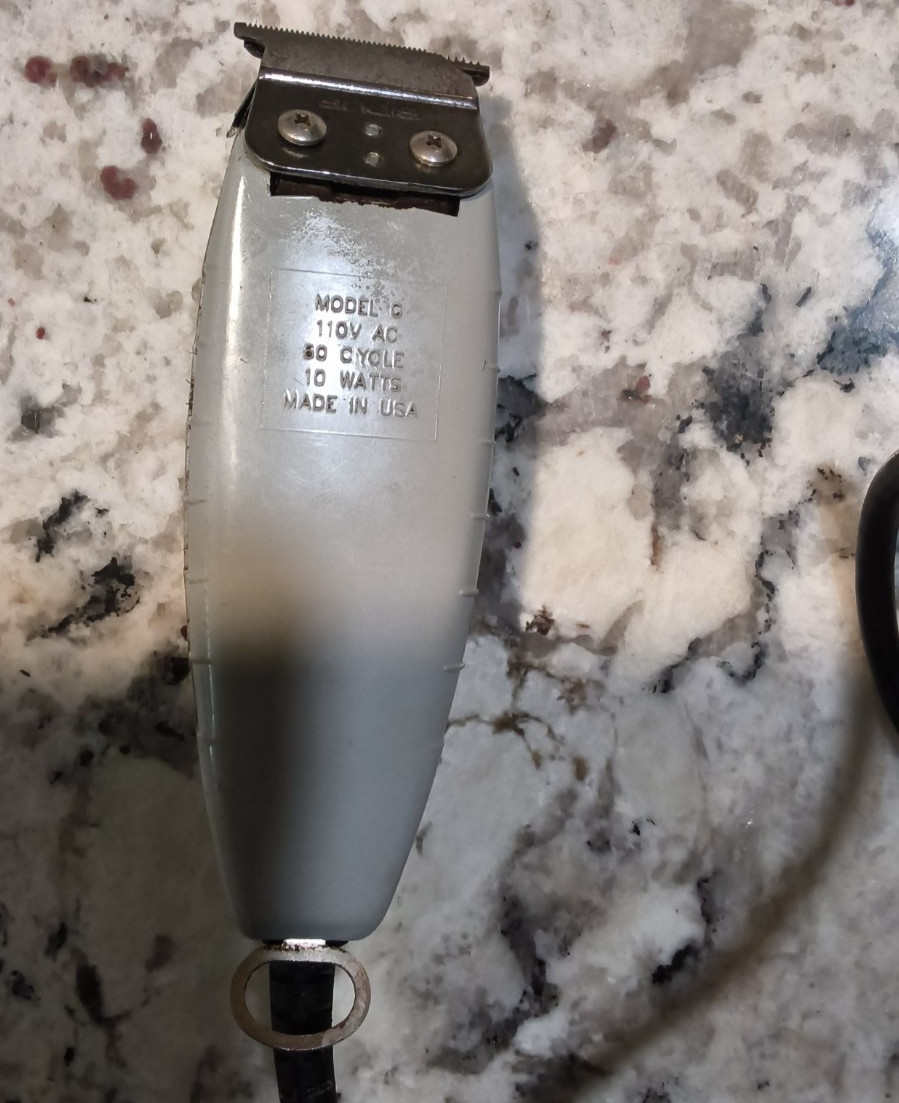 Andis Model G T-Outliner Corded Hair Clipper, T-Blade, Gray, *Read description*