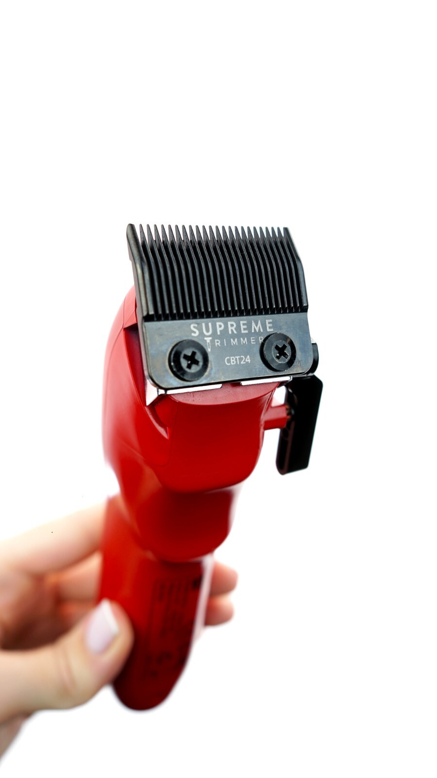 Supreme Trimmer DARKSTAR 72 DLC Taper Clipper w/ Magnetic Vector Motor | Red