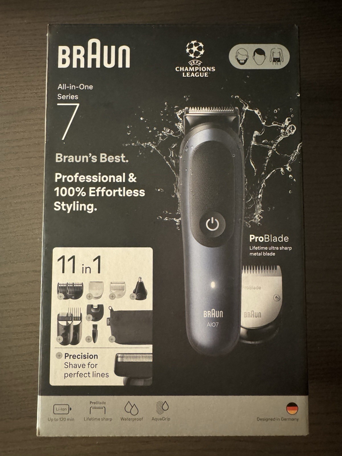Braun All-in-One Series 7 AIO7 11-in-1 Waterproof Beard Trimmer