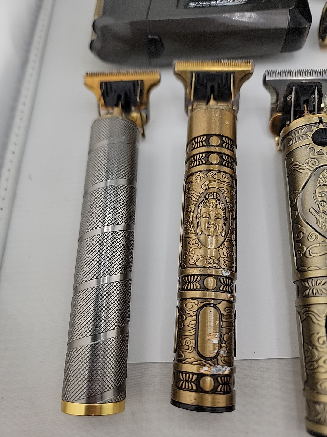 Cordless Fancy Cliuppers and Shaver, Gold Bronze Tattoo Style Clippers